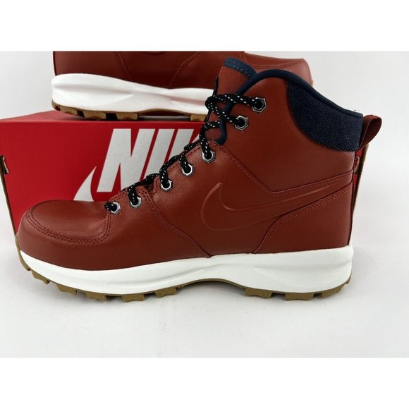 Nike Manoa Leather Rugged Orange Men's Boots Special Edition Black DC8892-800 - Picture 6 of 11